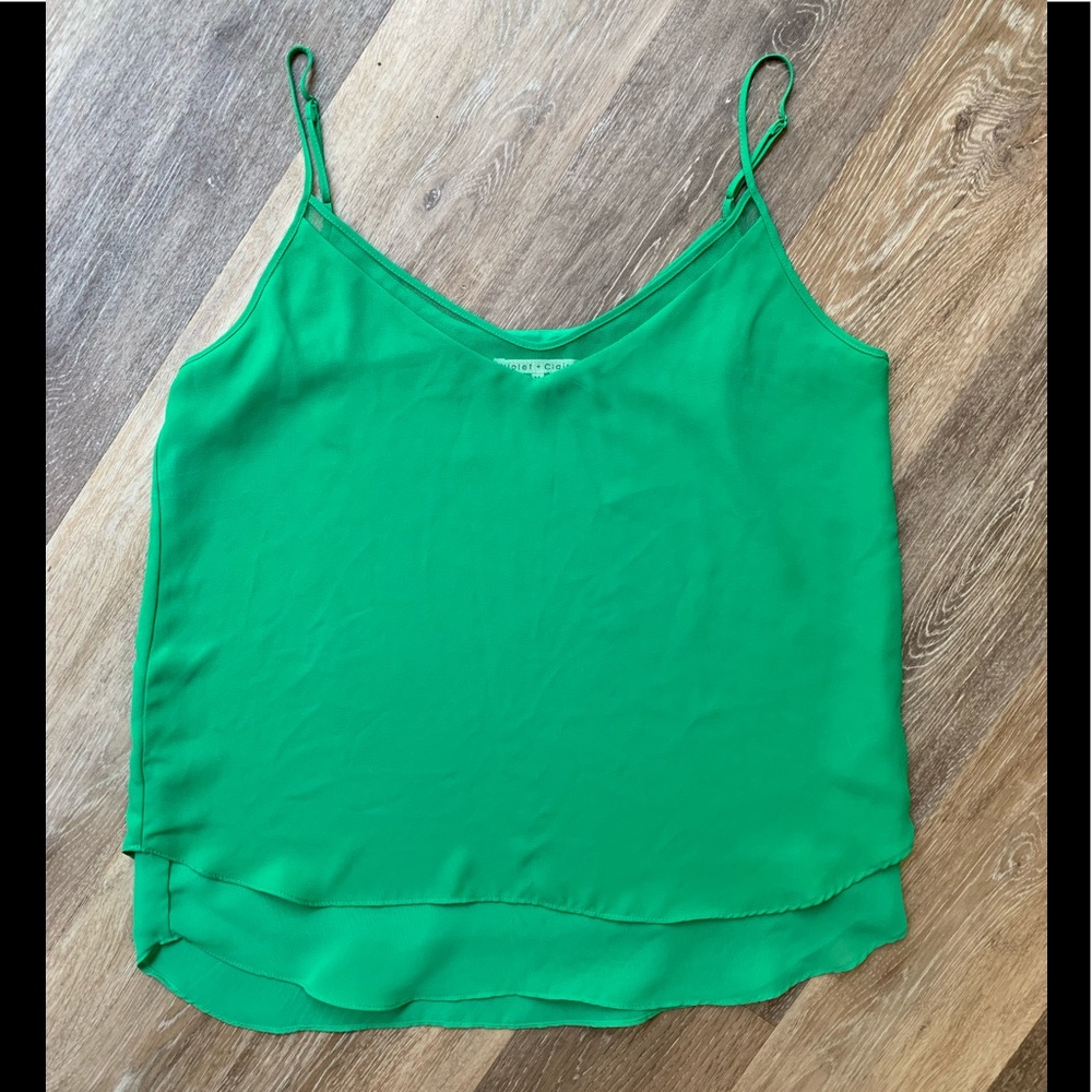 Green Camisole Top